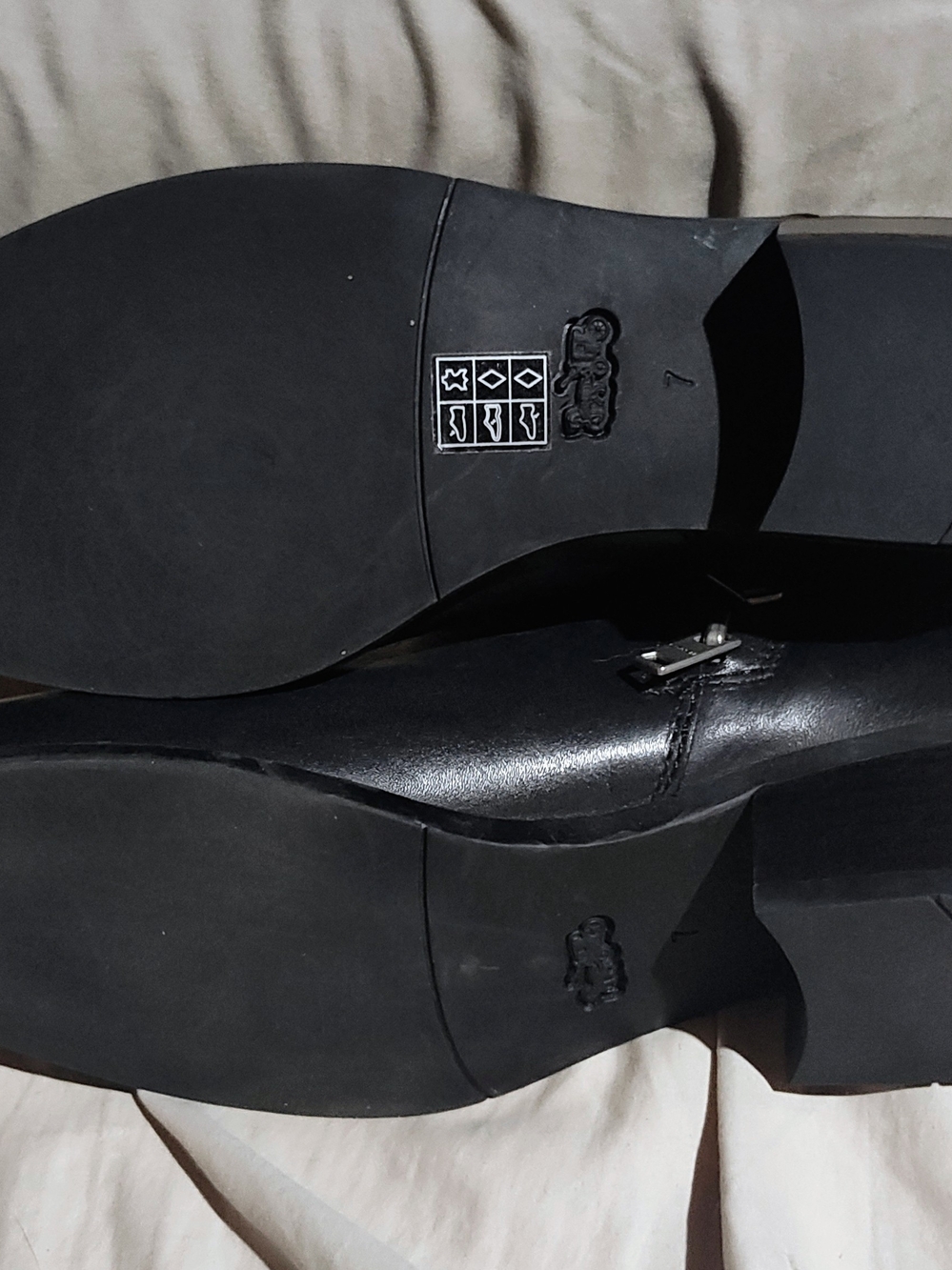 Women's Coach Dylan Black Leather Ankle Boots with Signature Accent - Picture 3 of 4